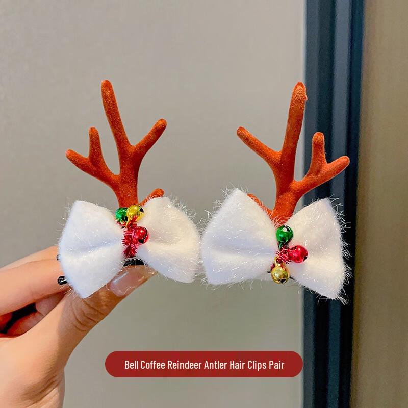 Christmas Reindeer Antler Hair Clips