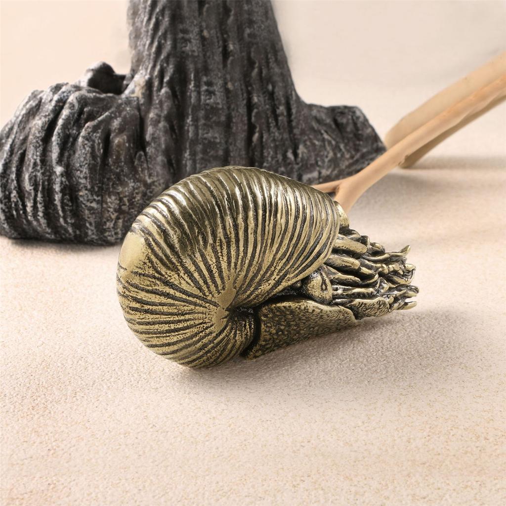 Metal Animal Figurines Naurilus Statues Shelf Decors Accent Naurilus Decorative Objects Table Centerpieces Home Decors