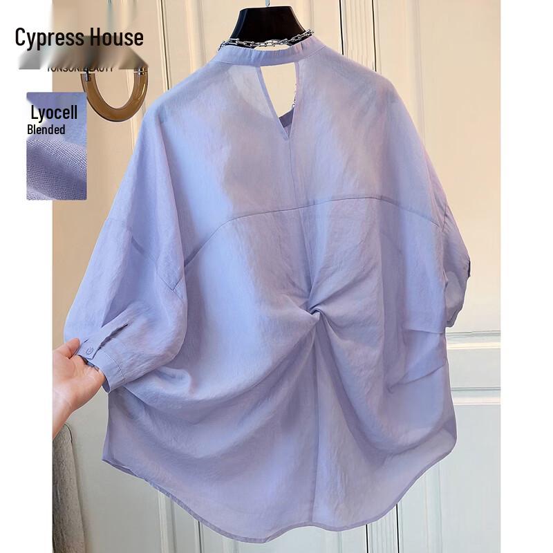 Women s Lyocell Loose Commuter Shirt S