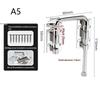 Anti-Theft 90 Degree Gate Latch Lock Stainless Steel Durable Safety Door Latch for Balcony Fence Home Security
