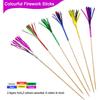 BLUE TOP Cocktail Picks Wood Foil Firework Cake Picks 9 Inch 100 PCS,Cupcake Toppers for Cakes Decoration, Children's Day, Party Suppliers,July
