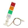 Red OrangeGreen CNC Machine Warning LED Indicator Alarm Signal Light with Buzzer Sound 24VDC