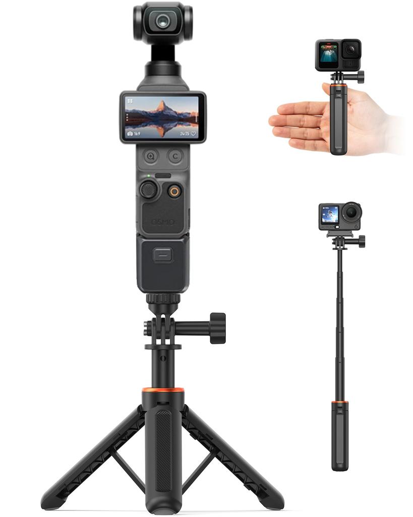 Cakrurt 37cm Extendable Mini Tripod Selfie Stick for Action Cameras Direct from Japan