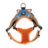 Pet Dog Harness Jewel Blue Breathable Mesh Adjustable Reflective Double Stack Dog Chest Strap for Dogs Pets M