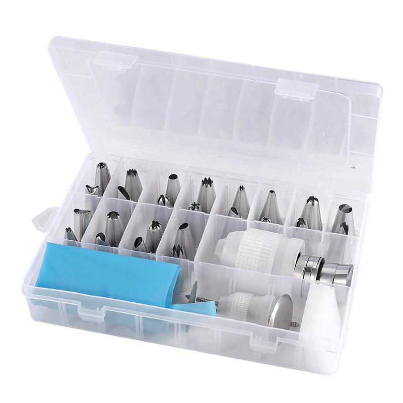 

24 маленьких 7 больших набор для украшения рта + украшение для ногтей + сумка для украшения крема для рта, инструмент для украшения торта