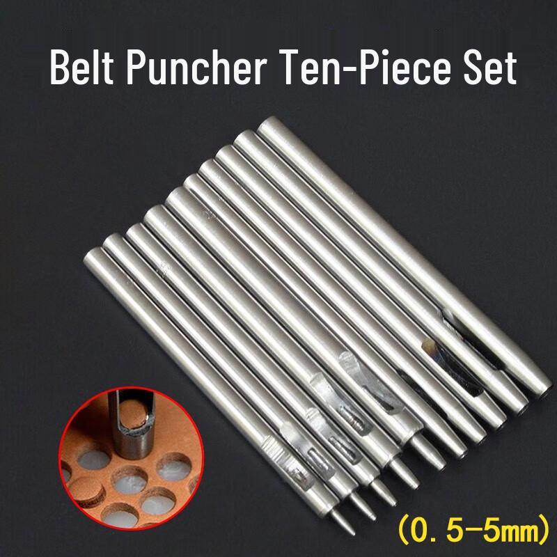 Le Carli Leather Belt Hole Punch Set