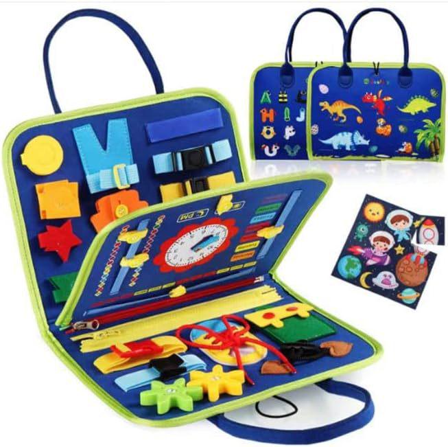 New Felt Busy Board for Children's Early Education and Cognitive Development