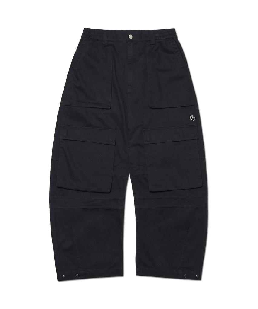 Nomaenyueol Pentrum Cargo Pants - Washed Black