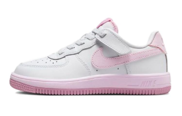 Nike Force 1 Low EasyOn White Elemental Pink Pink Foam (PS) 27