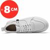 Fashion Big Size Lift Men Sneakers Elevator Shoes Heightening Height Increase Insole 7-8CM High Heels Shoes Genuine Leather Sport Shoes