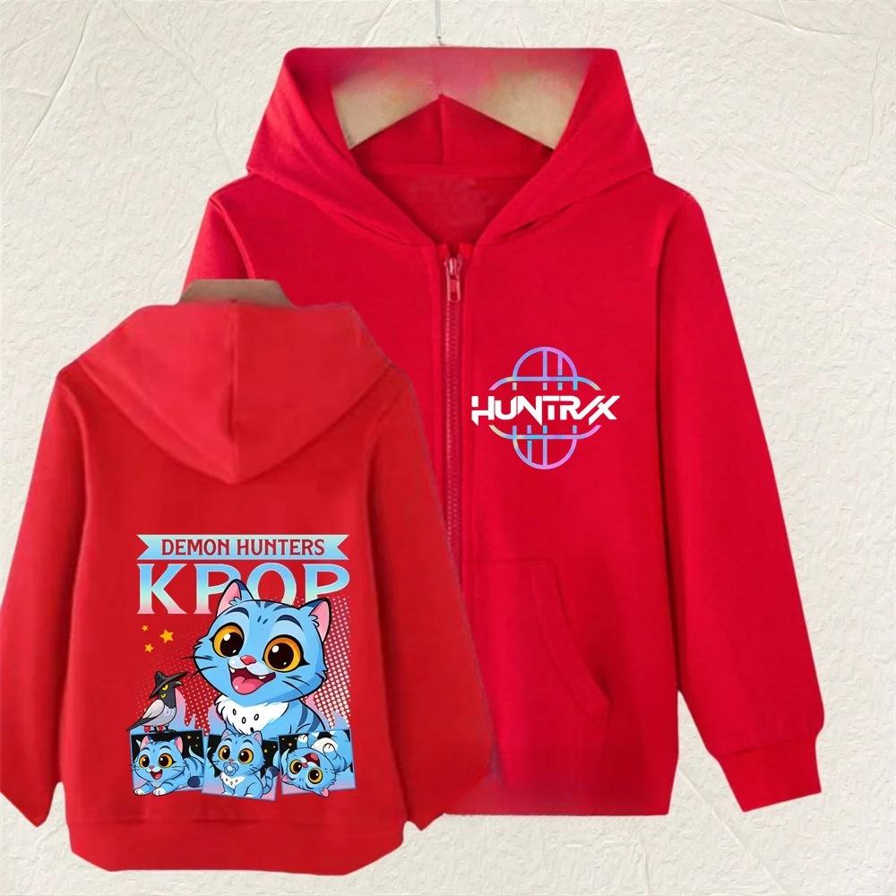Hoodies Sweatshirts Kinder Unisex Reißverschluss Cartoon Bedruckter Hoodie Mädchen Mode Pullover Langarm Locker Lässig