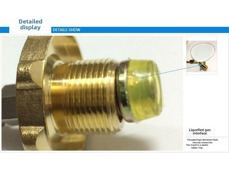 Outdoor Stove Gas Tank Conversion Valve for Camping