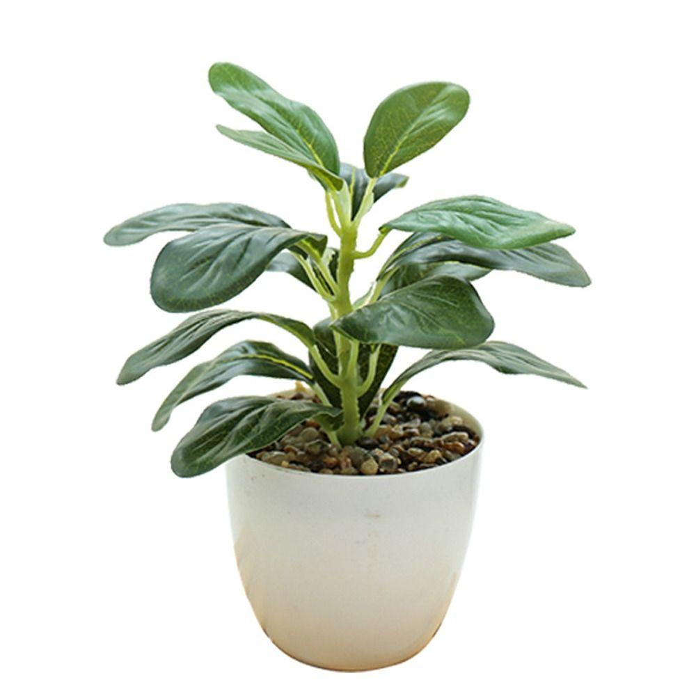 Lifelike Simulation Potted Plants Plastic Green Pot Plants Decoration Outdoor Indoor Decoration