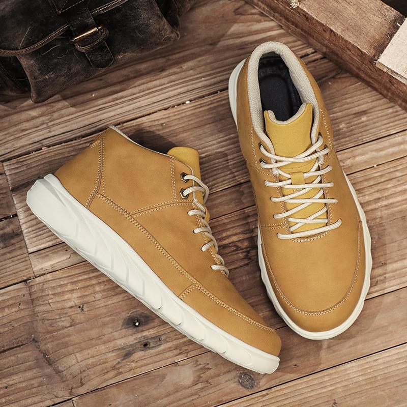 Fashion Men's High Top Boots Casual Lace Up and Ankle Shoes Oxford Boots Casual Sneakers Autumn Shoes 2025 Classic Cowboy Boots Hiking