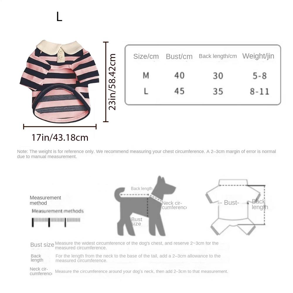 Small Dog Shirts Casual Striped Outfits With Collar Breathable Dog Clothes For Photography Birthday Holiday Party Outdoor Travel
