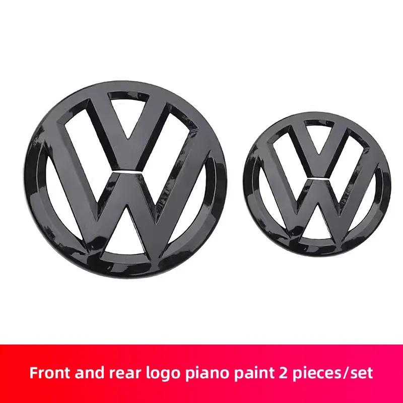 YKPSC1 1 Set Car Front Grill/Rear Trunk Emblem Lid Covers Logo Sticker For VW Tiguan Arteon CC PASSAT B6 7 8 8.5 POLO T-ROC MK6 7 8