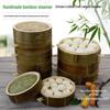 Bamboo Steamer Basket with Lid