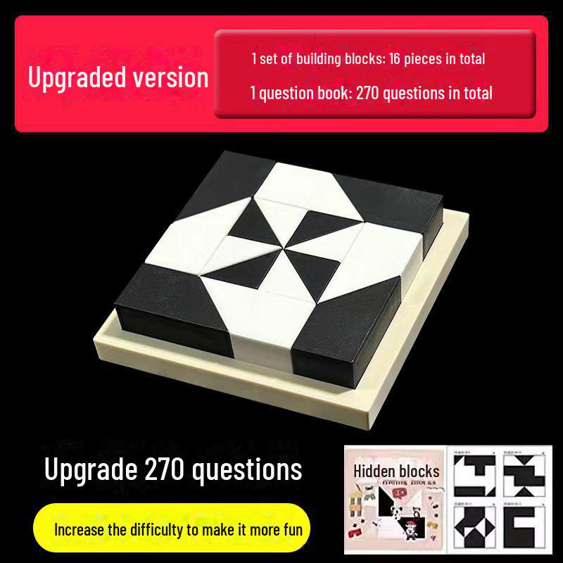 Interactive Educational Puzzle Blocks for Kids: Boost Spatial Thinking & Imagination