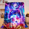 1PC Colorful Gaming Controller Flannel Blanket Gift, Suitable for Both Men And Women, Soft Ideal for Beds And Sofa, Birthday Or Christmas Gift