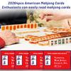 Mahjong-Karte 2026 Offizielle Überarbeitung – Mahjong-Karten in Großdruck 2026, Einfach zu Mahjong-Karte für Enthusiasten, 2026 Mahjong-Karten Offiziell Groß