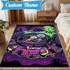 Custom Name Alien Adventure Space Rug Game Carpet, Floor Mat for Bedroom Living Room Entryway Rug, Home Decor Idea Gift for Christmas birthday