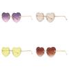Womens Heart Shaped Sunglasses Uv400 Polarized Outdoor Fashion Accessory For Summer