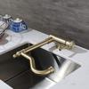Grifo de Cocina Plegable, Grifo de Cocina Caño Giratorio Pivotante Plegable Para Fregadero Contra Ventana