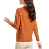 2025 Chic Two-Piece Knit Top with Shirt Collar - Fashionable Spring/Autumn Sweater for Women
