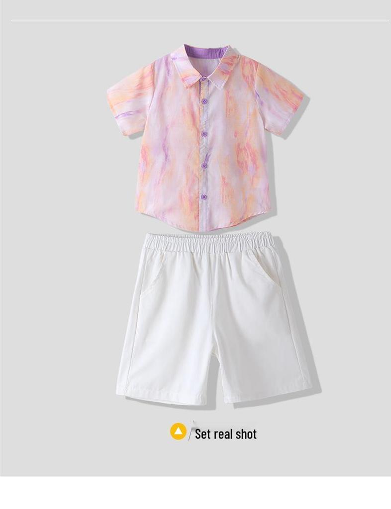 Stylish Summer Beachwear: Mother-Son & Mother-Daughter Dress