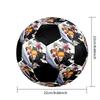 Pallone da Calcio Colorato Cucito a Macchina PVC Misura 5 Pronto per Allenamento di Squadra e Competizione Resistente Alto Rimbalzo Raffreddamento Regalo Sportivo