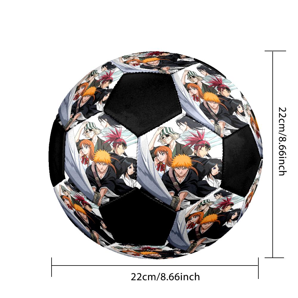 Pallone da Calcio Colorato Cucito a Macchina PVC Misura 5 Pronto per Allenamento di Squadra e Competizione Resistente Alto Rimbalzo Raffreddamento Regalo Sportivo
