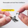 10Pcs Curtain Magnets Closure Replacement Removable Window Curtain Holdbacks No Drill Magnetic Curtain Clips Enduring
