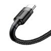 Kabel USB zu USB-C Baseus Cafule 2A 2M (Grau-Schwarz)