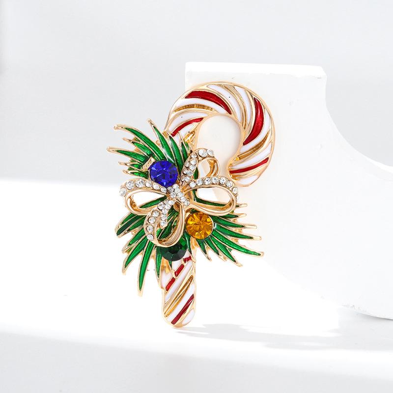 Рождественская серия Набор подарочных коробок на Рождество Брошь 2*4CM