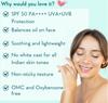 WishCare 5% Niacinamide Oil Balance Fluid Sunscreen SPF 50 PA++++ - Light & Matte Sunscreen for Oily Skin 50g