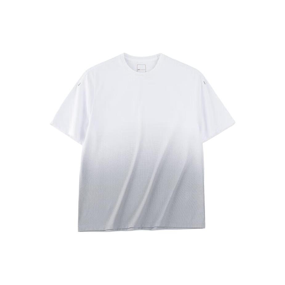 ANTA T Shirts Men s Gravel White Crew Neck Moderate Straight Fit 152320137-2 M