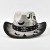 Halloween Skull Print Jazz hat Party Props Dress Up Hat Men Cosplay Costume Accessories