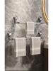 Retractable No-Drill Suction Cup Towel Rack - Strong Stainless Steel Hanger for Bathroom Storage