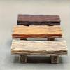 3Pcs/Set Resin Retro Bench Model Figurines Micro Garden Decoration Ornaments Terrariums DIY Accessories