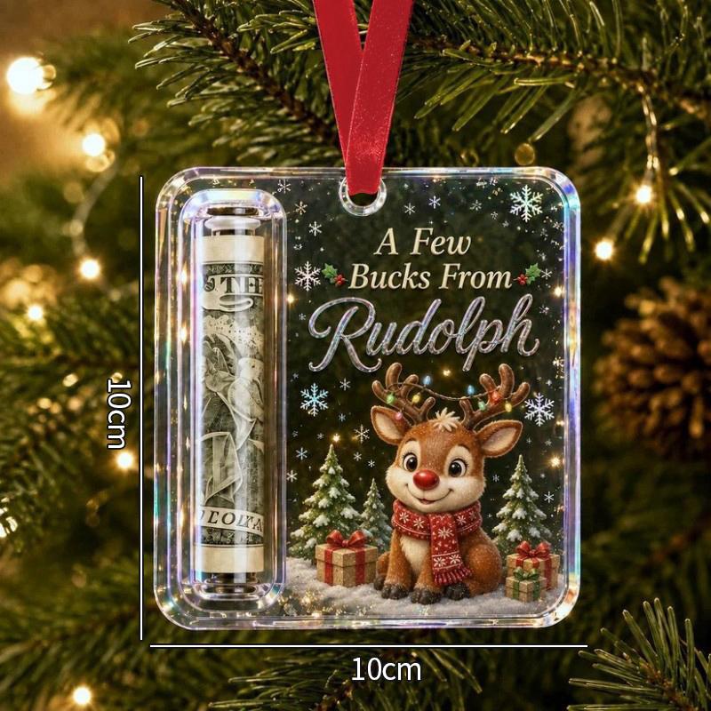 Christmas Cash Boxes Ornament Christmas Tree Money Holder Hanging Pendants Christmas New Year Money Gift Boxes Decorations