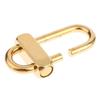 Lock Clamp Metal Buckle Clip Chain Strap Lock Clip Key Chain Creative Brass Keychain  Decorate
