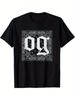 Men's OG Original Gangsta Style  Cotton T-Shirt - OG Lettering & Geometric Print