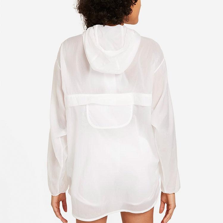 (WMNS) Nike AS W NK Run DVN PO PCKBL JKT Jacket White Women's DA1277-100