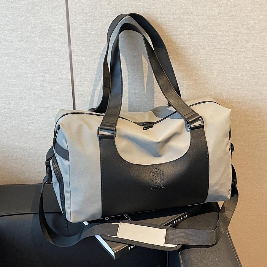 Fitness bag, men's and women's training, sports bag, hand luggage bag, short-distance travel bag, independent shoe compartment, swimming bag.