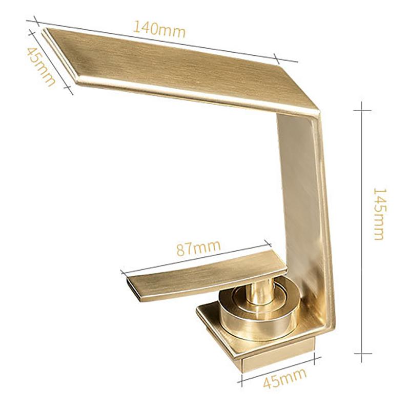 Bathroom Basin Faucet Modern Mixer Tap Single Hole Crane Hot&Cold For Bathroom Faucet Deck Mounted Various Basin Sink Tap