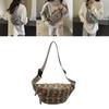Ethnic Style Plaid Women's Chest Bag Lightweight Summer Travel Crossbody Purse