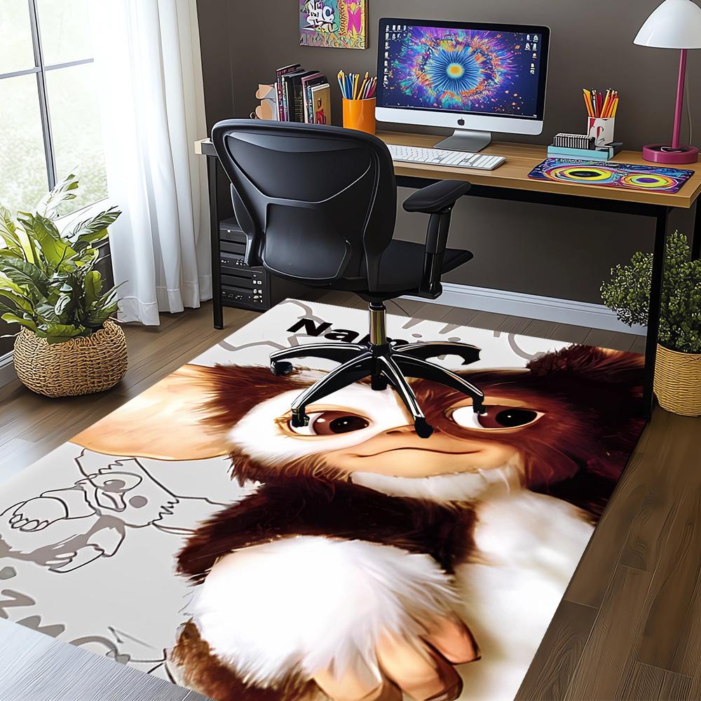 Custom Name Gremlins Printed Carpet,Rug for Office Chair Living Room Bedroom Kitchen Room Decor Gifts.