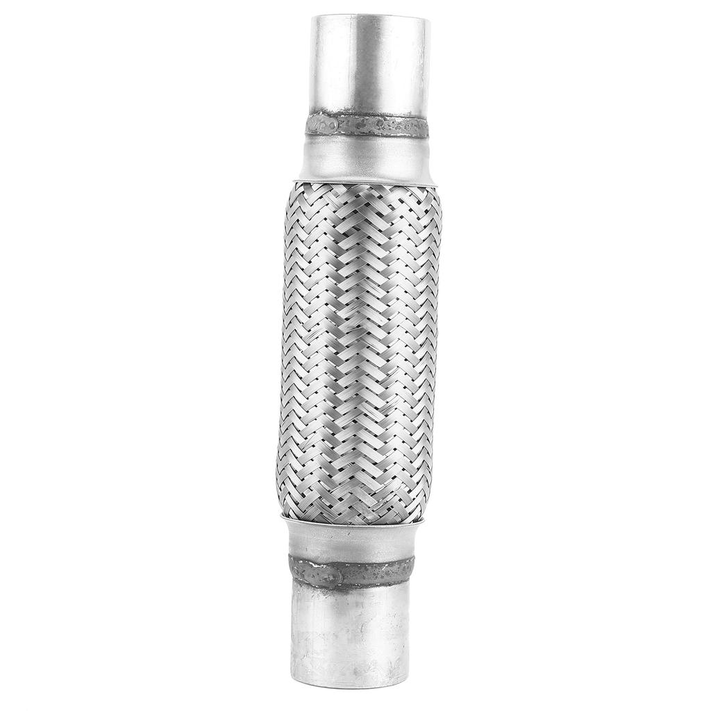 51 X 300mm Weld On Stainless Steel Exhaust Pipe Braided Air Outlet Tube Universal