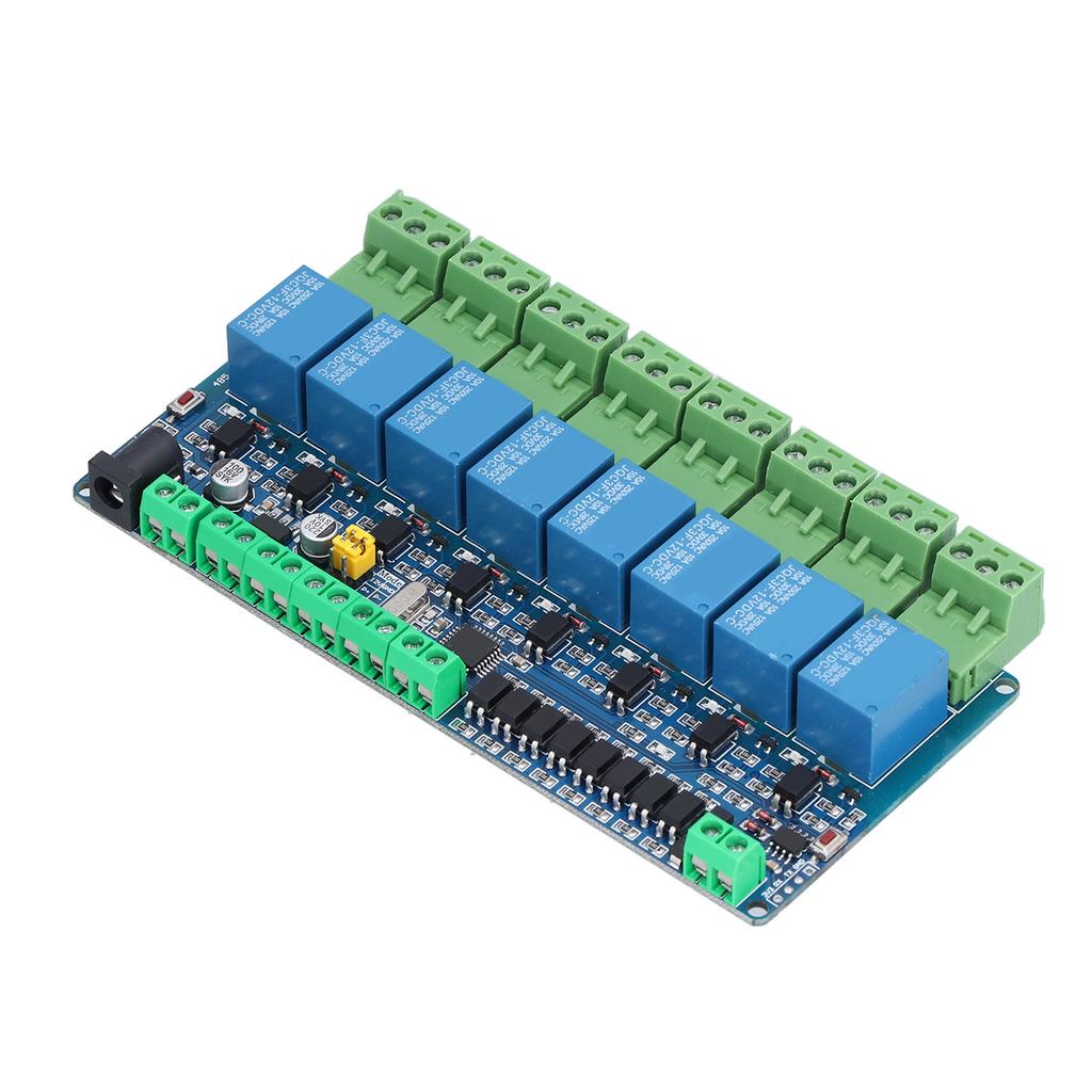 Relaismodul 8 Kanäle Optokoppler Isoliertes Ein-Ausgangs-Board Steuerung Elektronische Komponente 12V