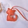 Car Key Holder PU Leather Keyring Animal Kitty Bag Pendant Cute Cat Keychain  Couple